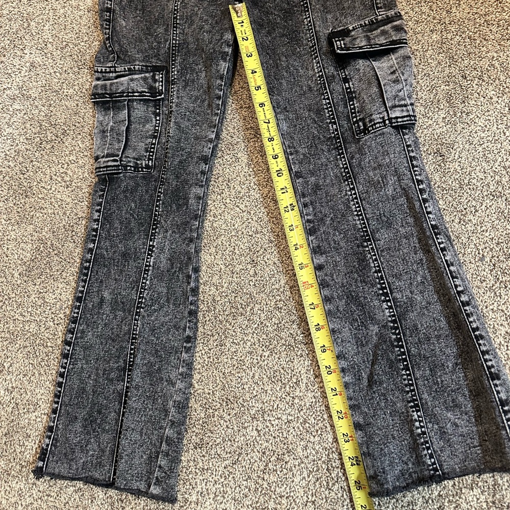 Windsor High Rise acid washed Cargo Jeans medium - Picture 4 of 10